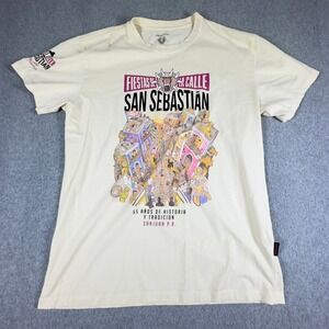 Mad chuck Peruvian Cotton Shirt Mens Medium Lightweight Sanse Made IN Peru